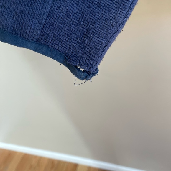 L.L. Bean Fleece Jacket Men’s XL Coat LL Navy Blue Sweater Full Zip New - Picture 8 of 10